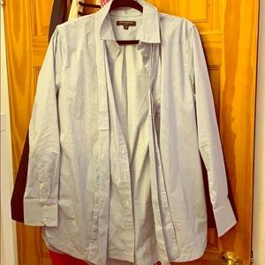 Banana Republic dress shirt bow neck